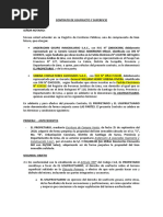 Contrato de Usufructo y Superficie - Terreno Surco