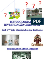 Introdução A Metodologia Da Investigação Científica