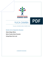 YUCA CAMBA Plan de Marketing - MFK