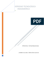 Tarea 5. Informe. Cimentaciones.