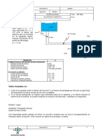 Actividad 10. Evaluación de Problemas de Transporte de Fluidos. (10 Ptos)