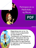 Isasagawa Ko Ang Mga Natutunan Ko: Partisipasyon Sa Pakikibaka NG Bayan