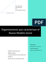 Trabajo Escrito Organizaciones Que Caracterizan El Nuevo Modelo Social