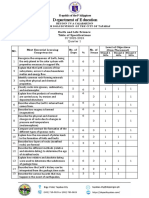 Earth and Life Science - TOS - Q1