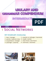 Vocabulary and Grammar Compendium