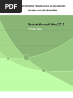 Primero Pasos Word 2016