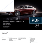 Mercedes Maybach S Class Specifications 07 22