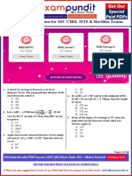 Geometry Questions For SSC CHSL Mts Havildar Exams