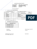 Analisis Alokasi Waktu 2020