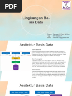 Pertemuan 2 Lingkungan Basis Data