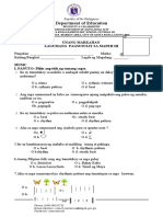 Periodical Test in Mapeh q1