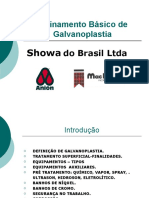 Treinamento Básico de Galvanoplastia