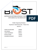 Statics Lab Report