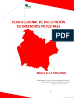 Araucanía Plan Regional de Prevención de Incendios Forestales