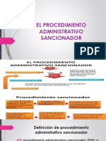 El Procedimiento Sancionador