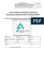 PME Gestión de Residuos de Construcción y Demolición (RCD) Rev 00