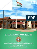 IIIT Una ... UG Admission 2022 23 Brochure