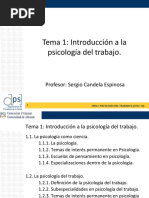 22-23. Tema 1. Introducción A La Psicología Del Trabajo