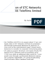 Acquisition of ETC Networks by ZEE Telefilms Limited 222 Macr