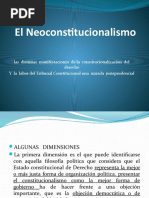 El Neoconstitucionalismo