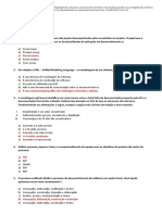 Compilado de Provas de Engenharia de Software 1 - UNIP EAD - Passei Direto