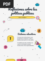 Reflexiones Sobre Las Políticas Públicas