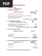 Quimica Herrera Sac: Calculos Previos