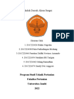 Makalah Hidrologi Daerah Aliran Sungai