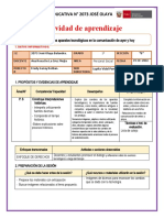 Sesión de Personal Social Día 19 de Octubre