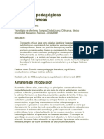 Cerezo Huerta, Héctor. Corrientes Pedagógicas Contemporáneas