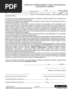 Termo de Consentimento Livre e Esclarecido - Laqueadura Tubaria