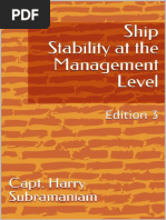 Ship Stability at The Management Level