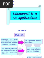 Chimiométrie Et Ses Applications