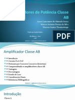 Amplificadores de Potência Classe AB