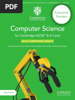 Cambridge IGCSE Computer Science Executive Preview