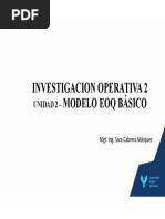 Sesión 7 - Modelo EOQ