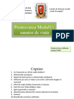 Modul Sanatos de Viata