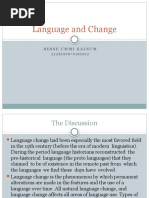 Language and Change