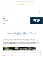 Comment Installer FortiGate Sur VMware Workstation - GetLabsDone