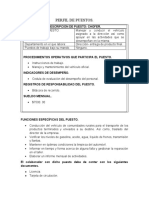 Tablas de Descripición de Puestos