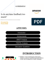 Amazon: Anytime Feedback