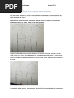 Especificaciones de Trazo de Bustier