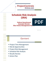 PCO - Schedule Risk Analysis (SRA) - Pedram Daneshmand 14-Jan-2011