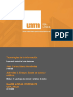 Módulo 1. Actividad 2. Ensayo. Bases de Datos y Análisis