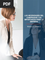 Las Necesidades Del Comprador Y Su Importancia para La Empresa