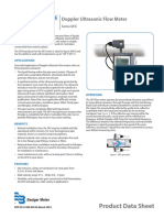 DPP-DS-01296-EN - Doppler Ultrasonic Flow Meter Series DFX Product Data Sheet