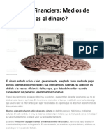 Educación Financiera QUE ES EL DINERO