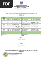 Distribution and Retrieval Assignment (PTA, LGU, Teacher)