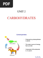 BSc. BT Sem I U-2 Carbohydrates