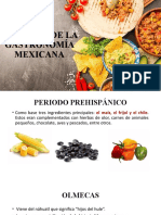 Orígenes de La Gastronomía Mexicana